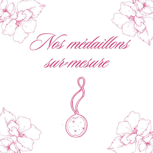 ღ Médaillon sur-mesure ღ Bijoux avec ou sans lait maternel